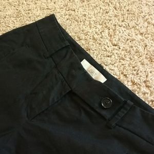 Loft Marisa cropped skinny black pants, size 2